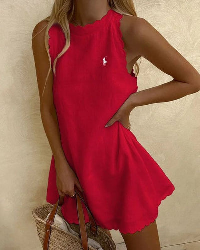 🔥Robe décontractée sans manches unie Ralph Lauren💃