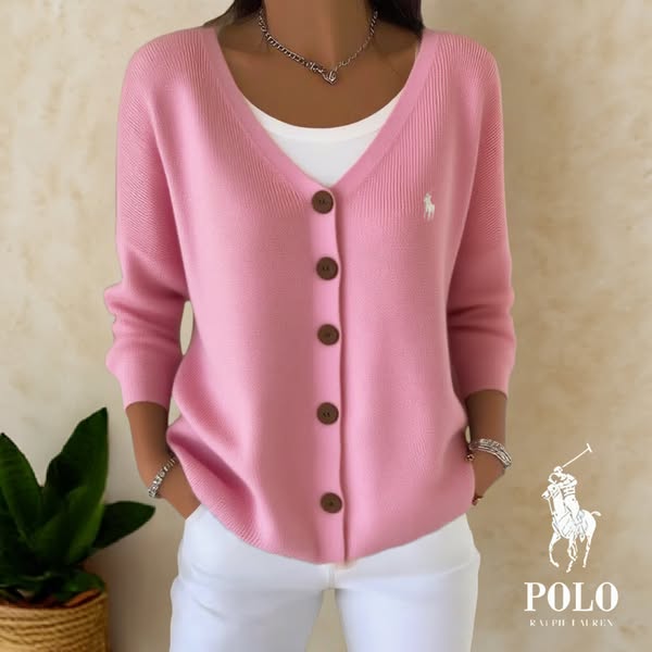 🇫🇷 Cardigan Élégant en Maille – Col V
