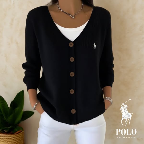 🇫🇷 Cardigan Élégant en Maille – Col V