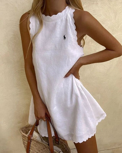 🔥Robe décontractée sans manches unie Ralph Lauren💃